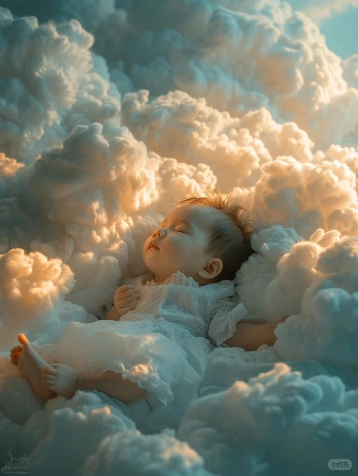 Hình nền cute bé sơ sinh nhẹ nhàng đáng yêu