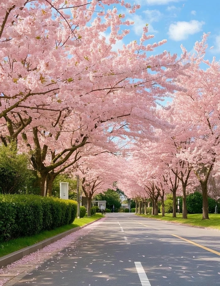 Hình nền hoa anh đào cute dịu dàng