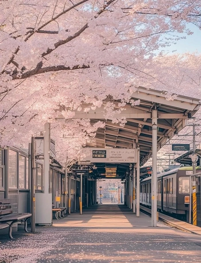 Hình nền hoa anh đào cute thanh thoát