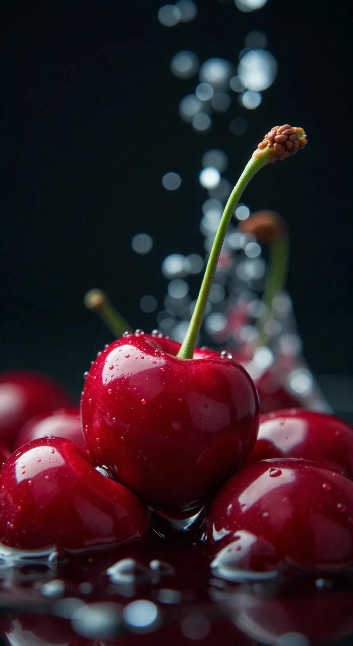 Hình nền quả anh đào cute dễ thương