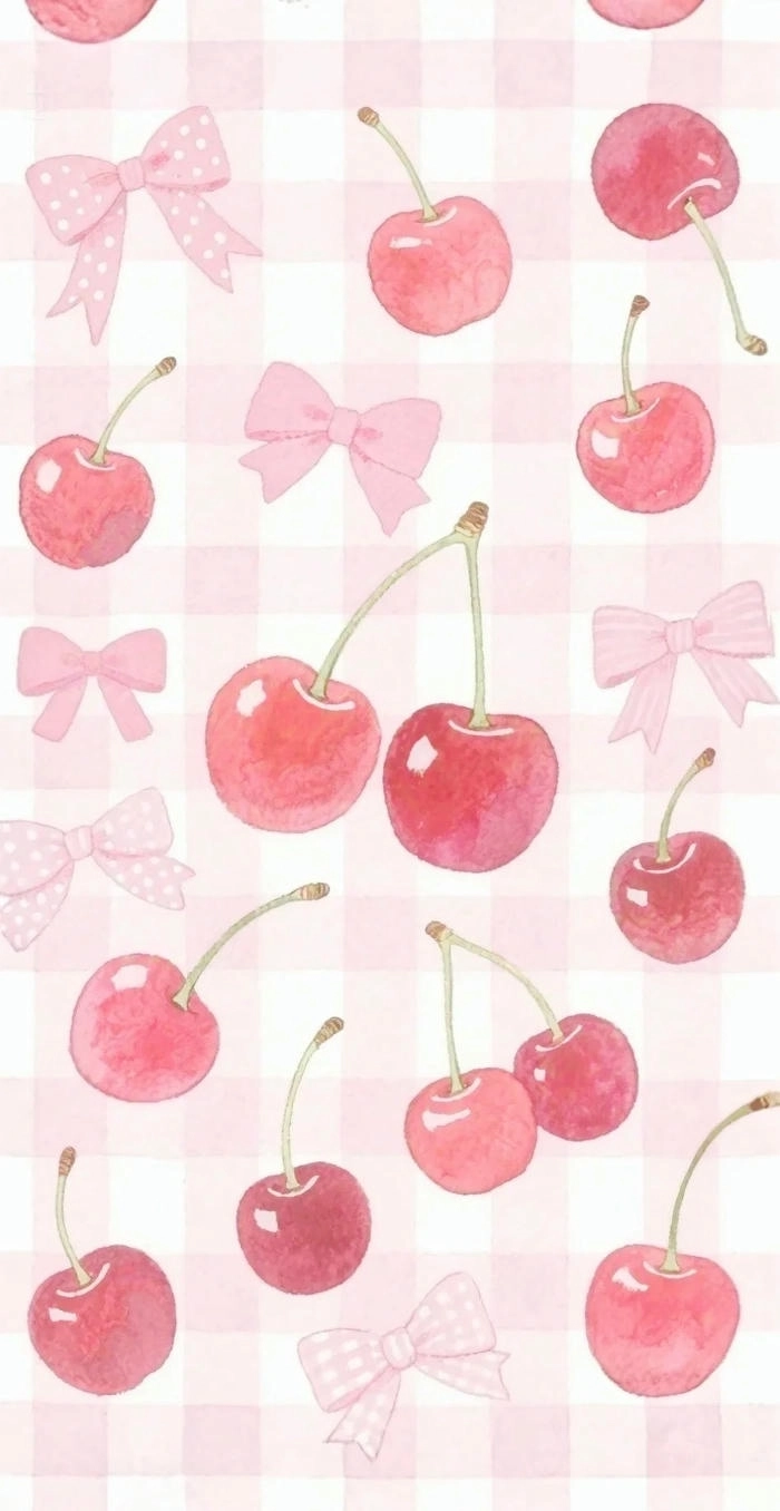 Hình nền quả anh đào cute nổi bật