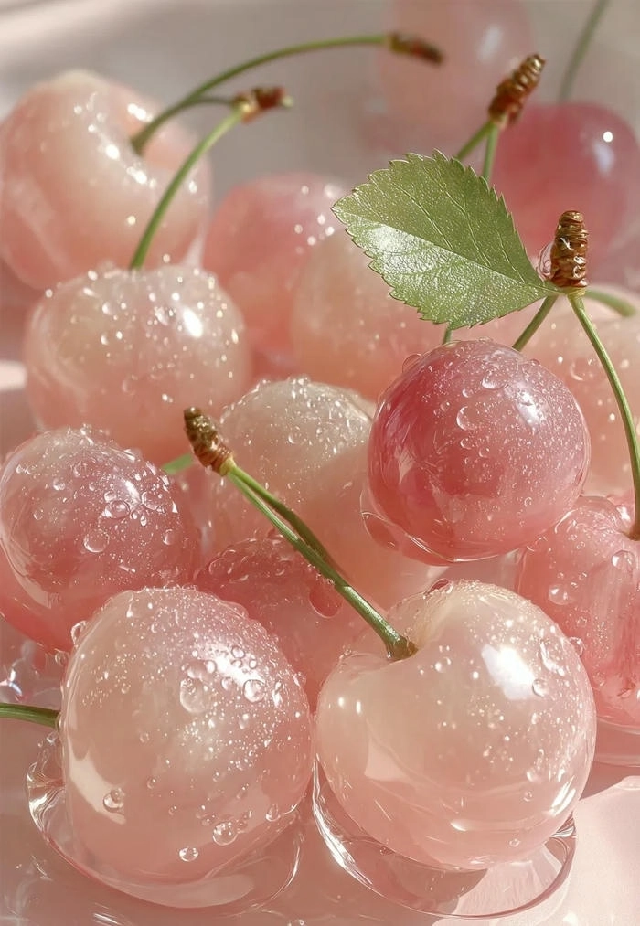 Hình nền quả anh đào cute rực rỡ