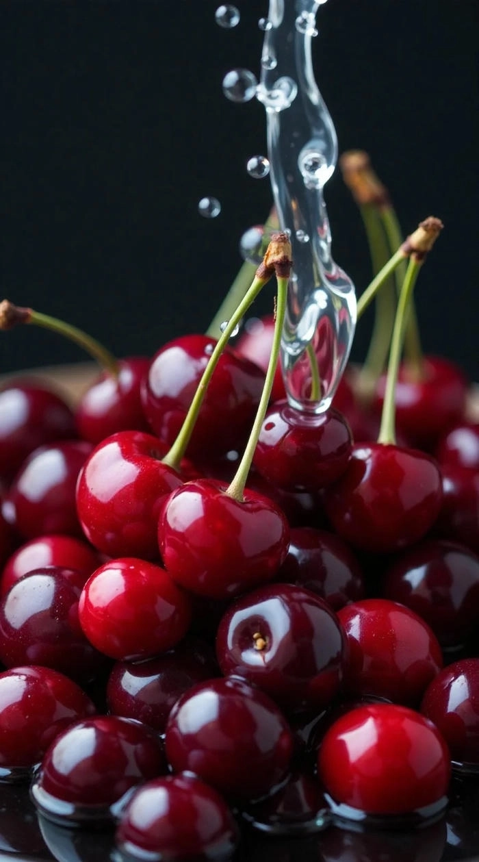 Hình nền quả anh đào cute tươi mới