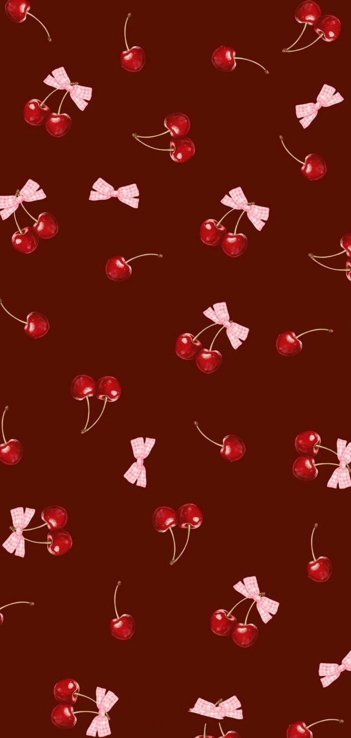 Hình nền quả anh đào cute xinh xắn