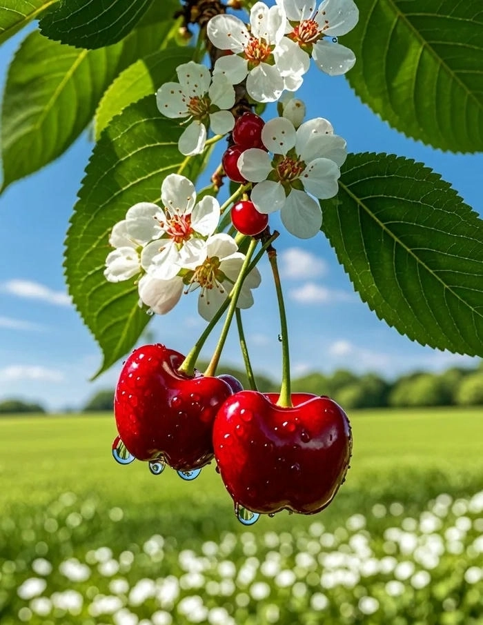 Hình quả anh đào cute đẹp mắt