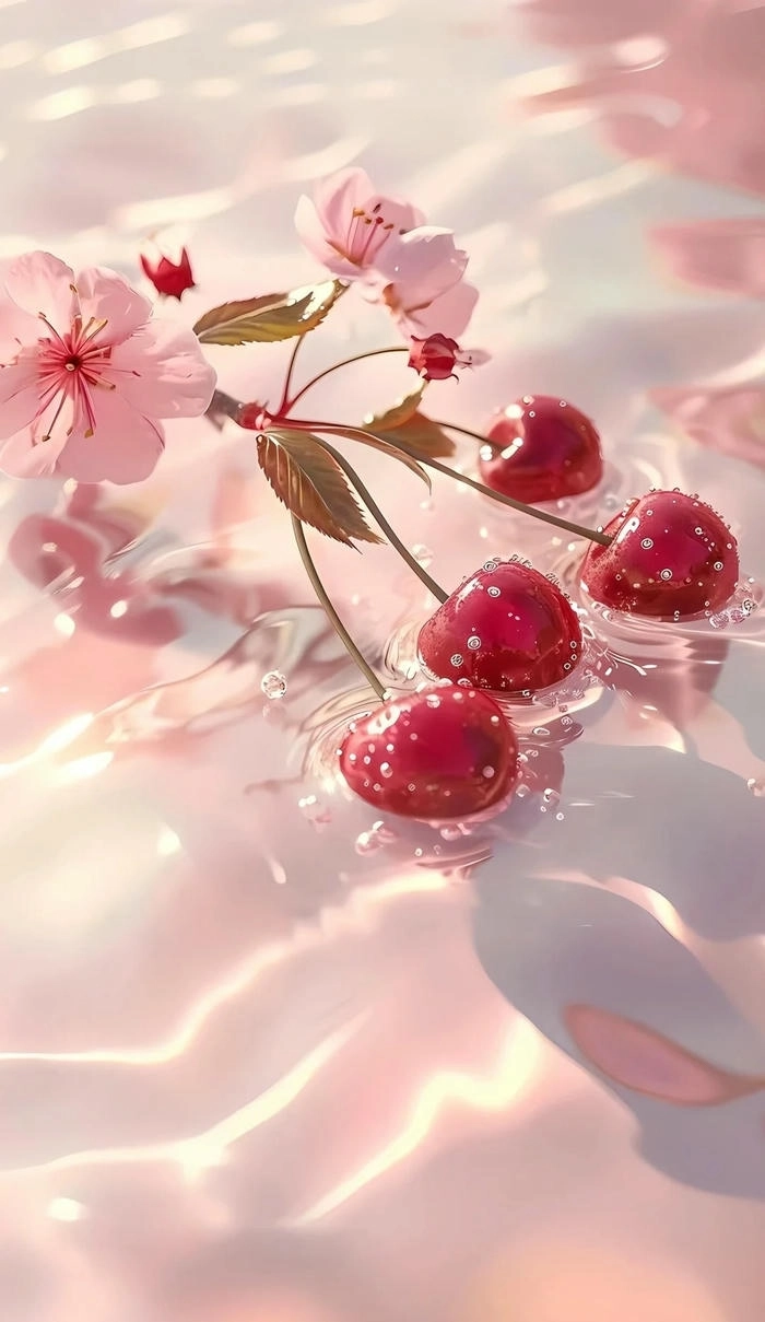 Hình quả anh đào cute độc đáo