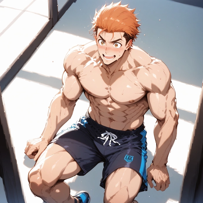 Nhân vật anime nam tóc cam đẹp