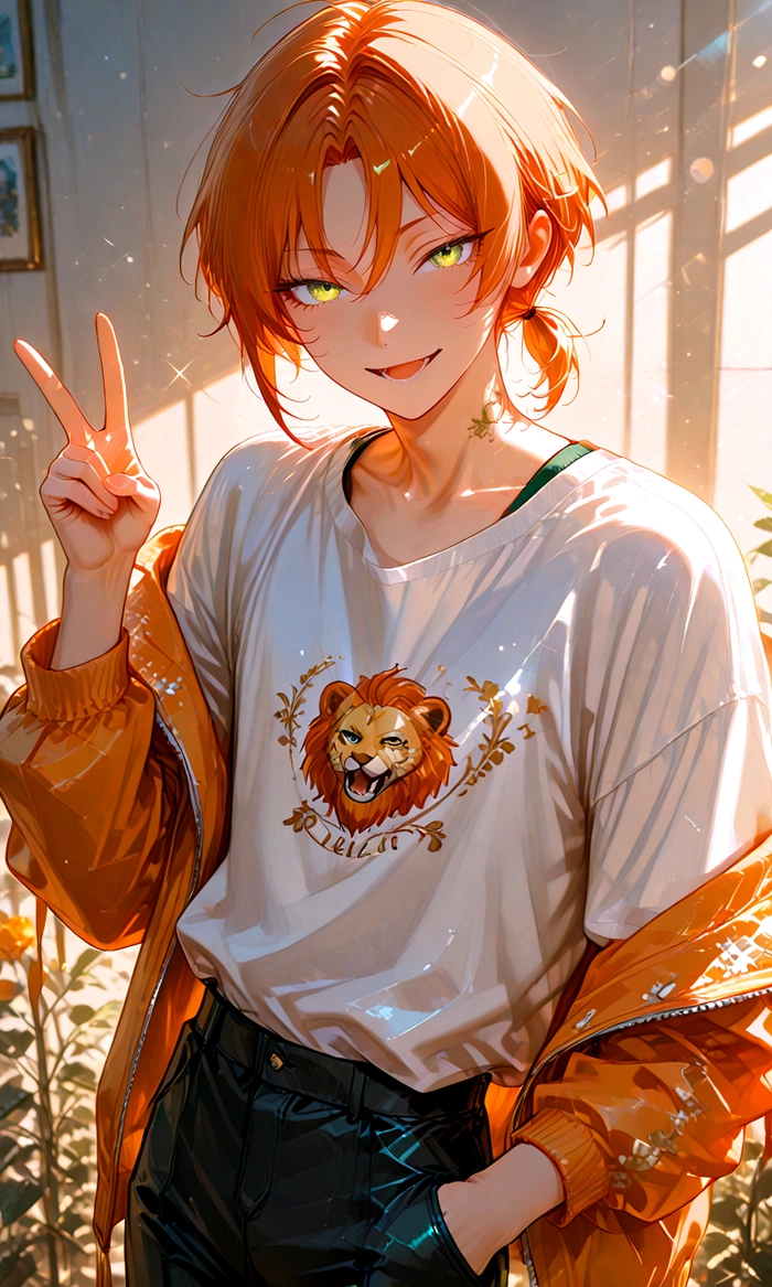 Nhân vật anime nam tóc cam nổi bật