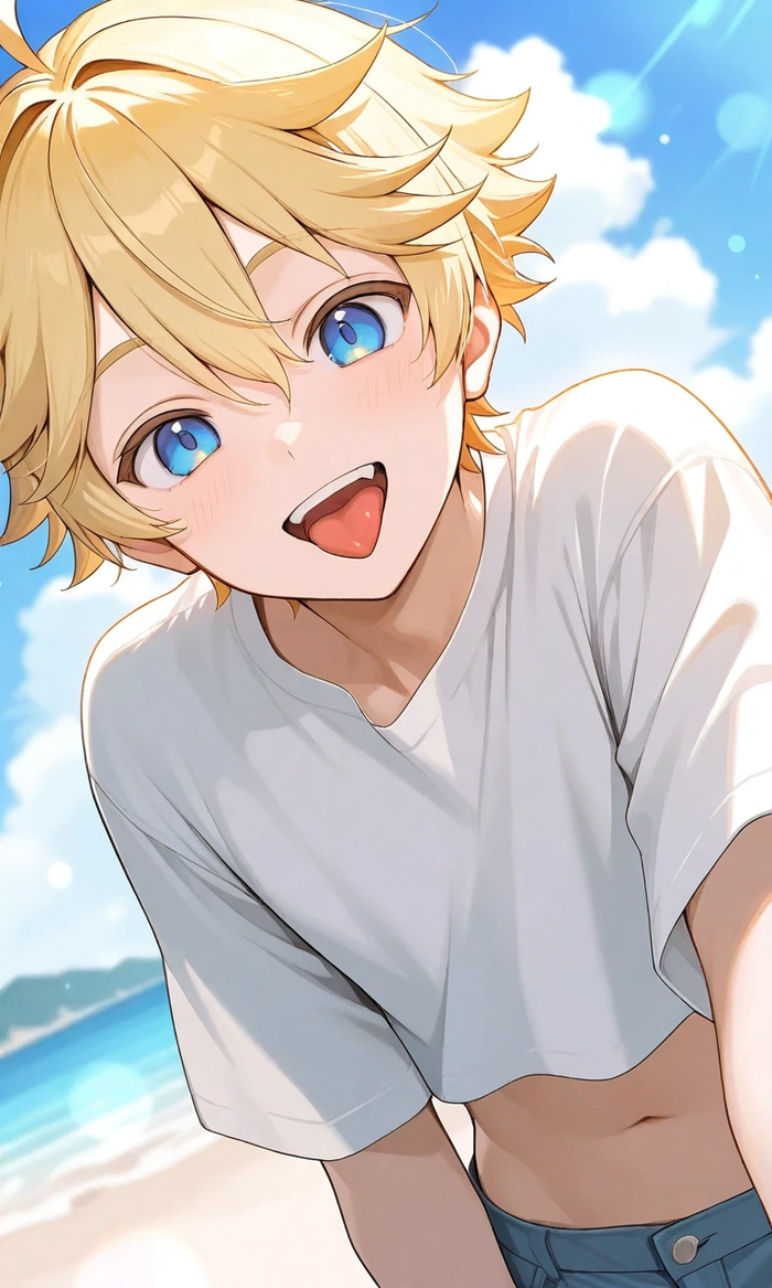 Nhân vật anime nam tóc vàng