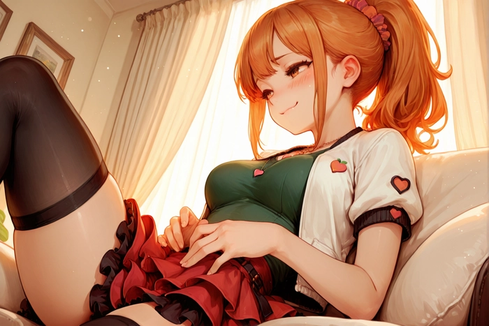 Nhân vật nữ anime tóc cam nổi bật và xinh đẹp