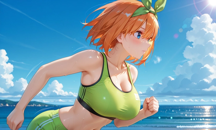 Nhân vật nữ anime tóc cam nổi bật