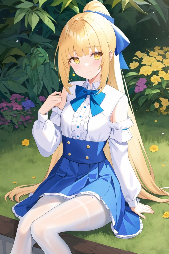 Nhân vật nữ anime tóc vàng đẹp