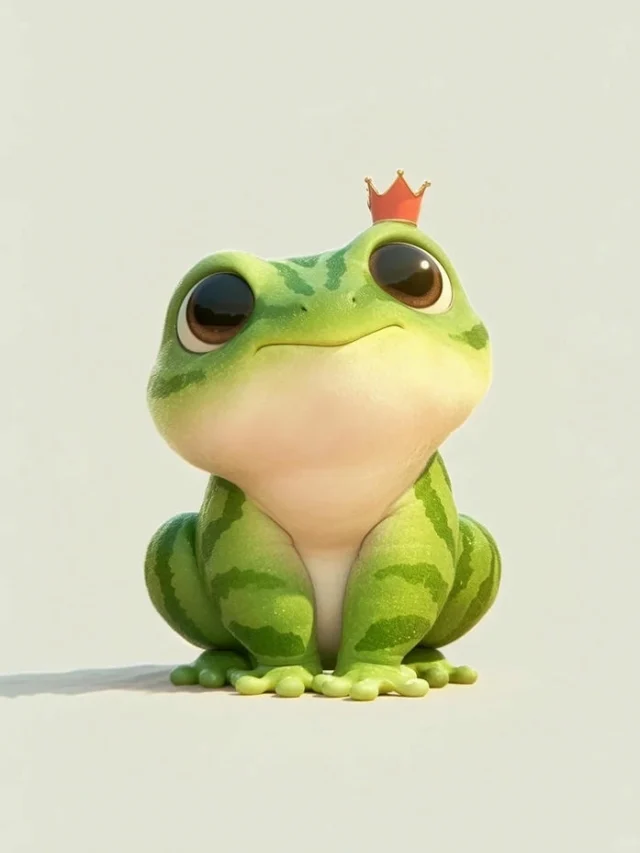 Ảnh con ếch cute mang lại niềm vui