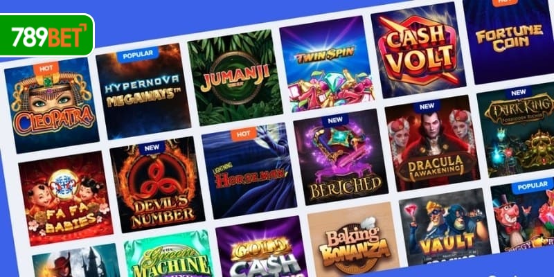 Điểm danh các trò chơi hot nhất sảnh casino 789bet