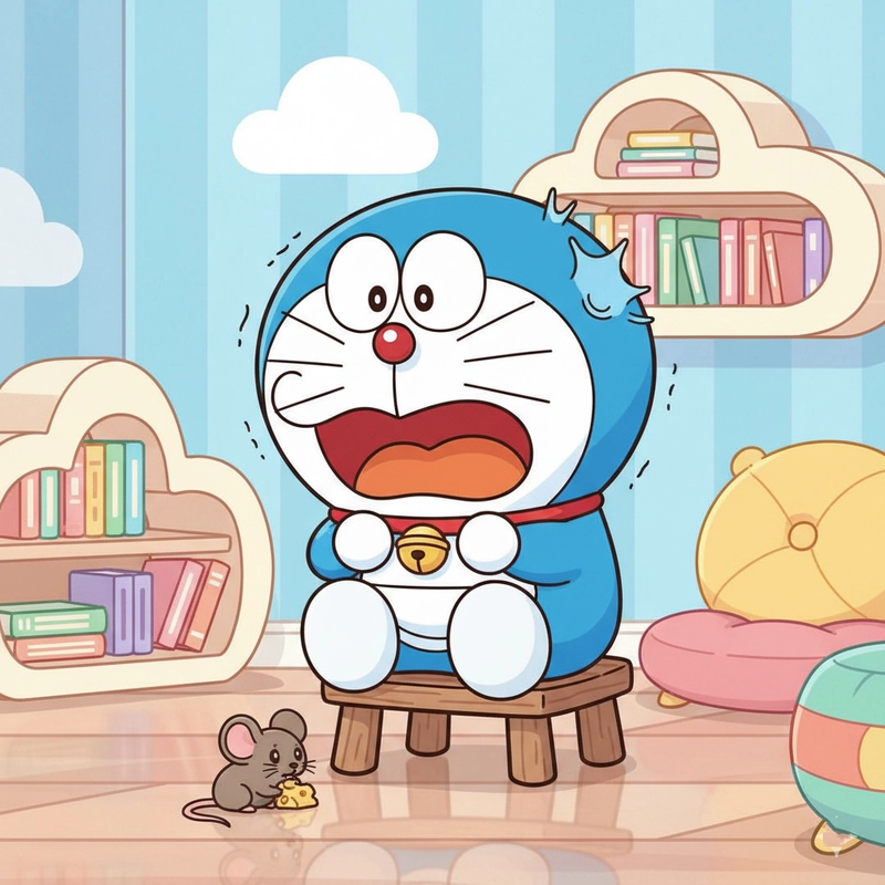 Ảnh Doraemon chibi vui nhộn