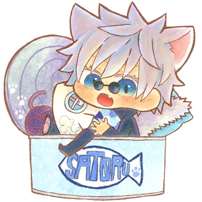 Ảnh Gojo chibi ngộ nghĩnh