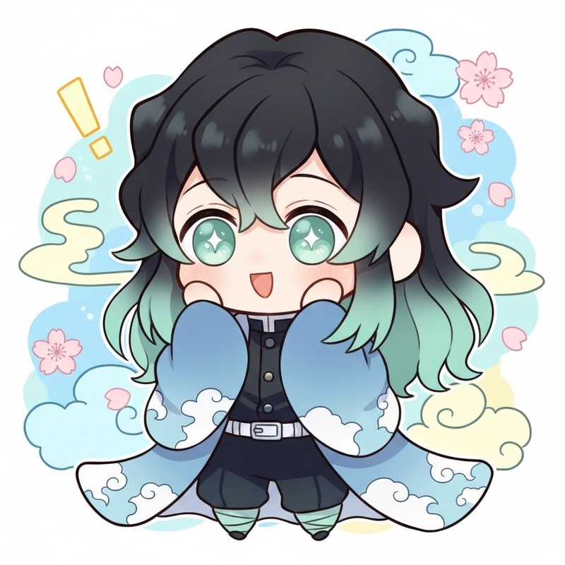 Ảnh Muichiro Tokito chibi sắc nét