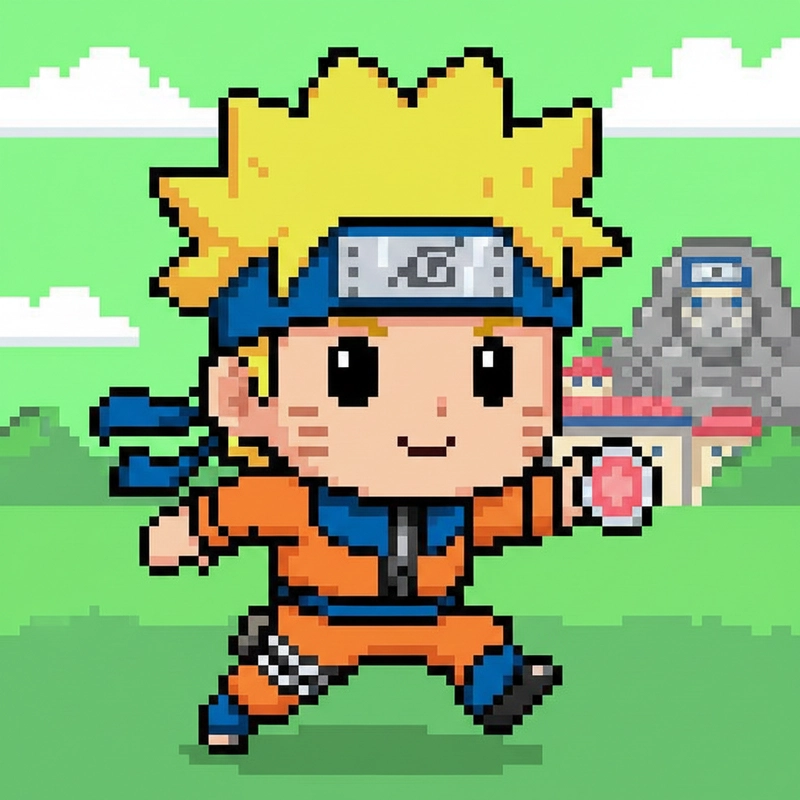 Ảnh Naruto chibi phong cách anime