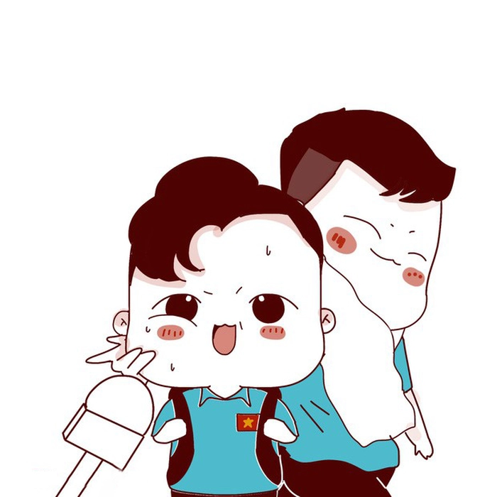 Ảnh Quế Ngọc Hải chibi đáng yêu