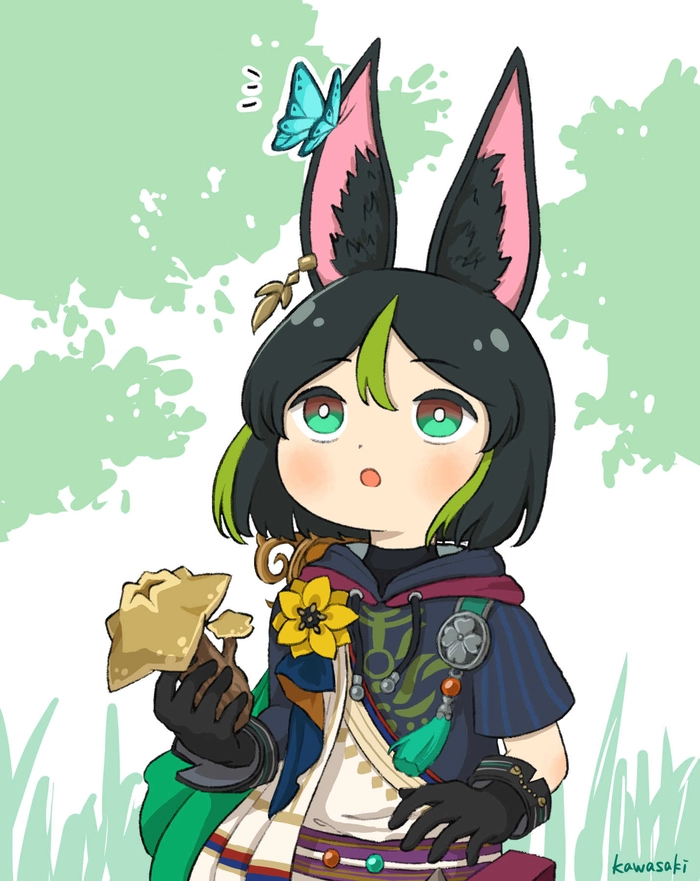 Ảnh Tighnari Genshin cực dễ thương