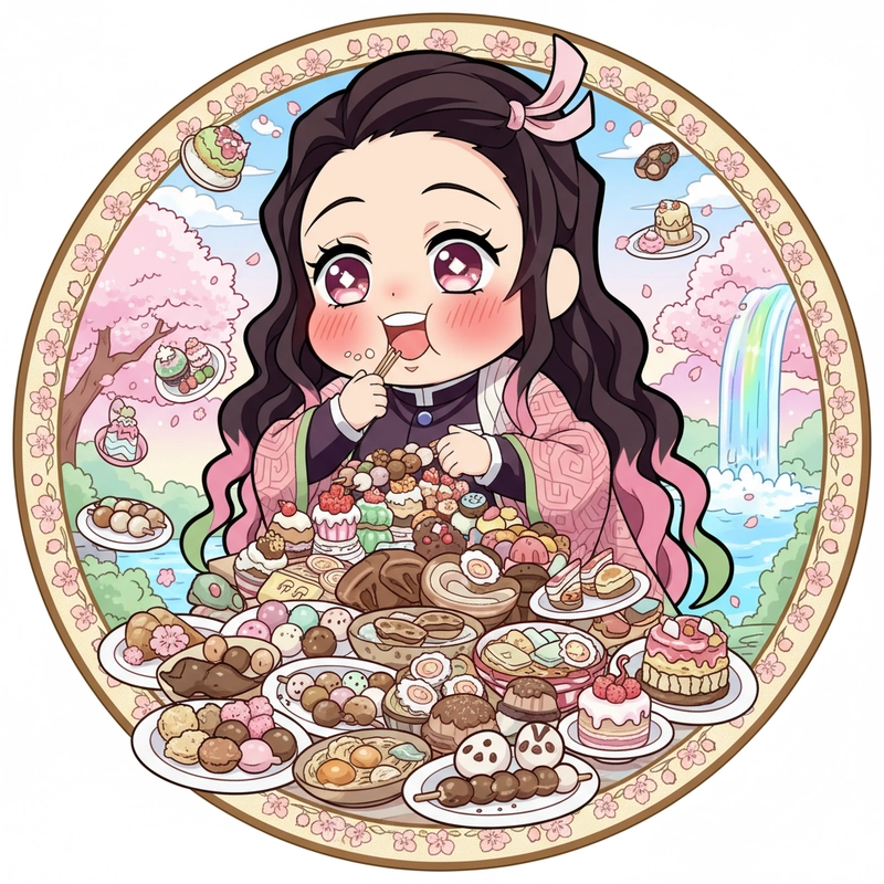 Ảnh anime Thanh gươm Diệt quỷ chibi