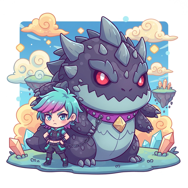 Ảnh anime nữ chibi ngầu chất