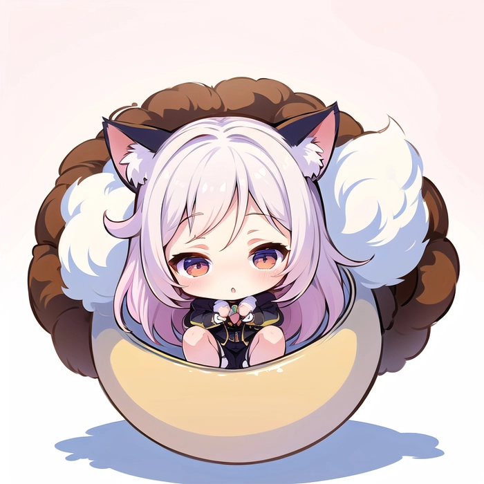 Ảnh anime nữ cute chibi ngọt ngào