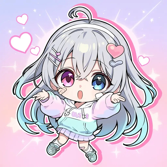 Ảnh cặp đôi anime chibi cute tình cảm