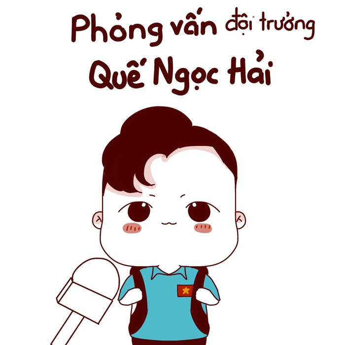 Ảnh chibi Quế Ngọc Hải hài hước