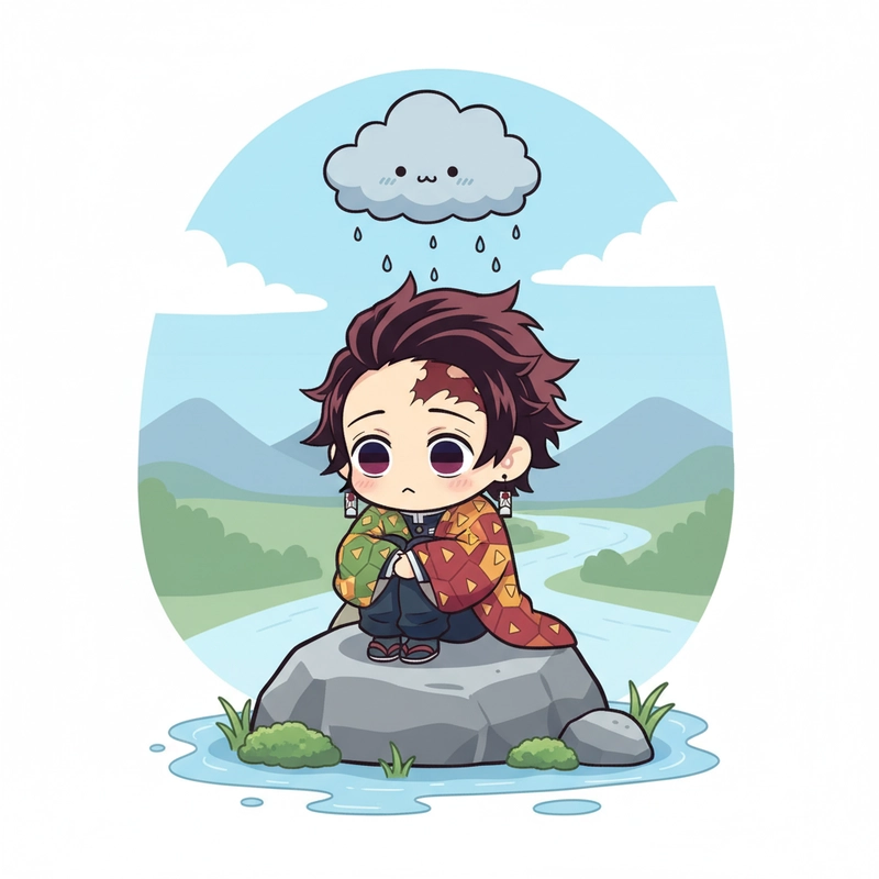 Ảnh chibi Thanh gươm Diệt quỷ đáng yêu