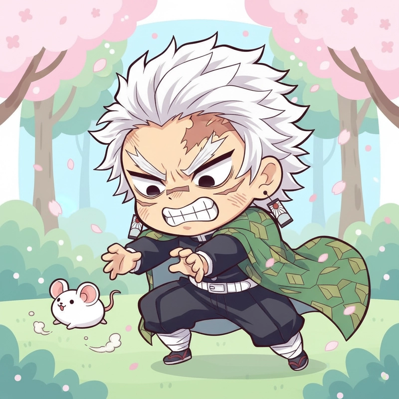 Ảnh chibi nhân vật Thanh gươm Diệt quỷ