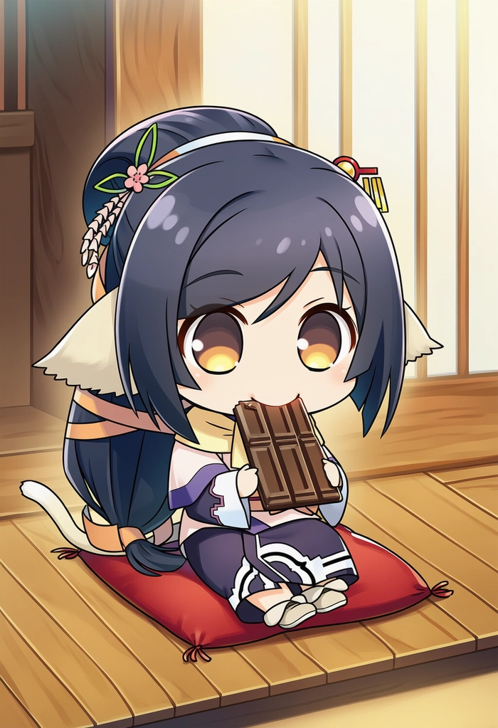 Ảnh chibi nữ cute ngầu nhẹ