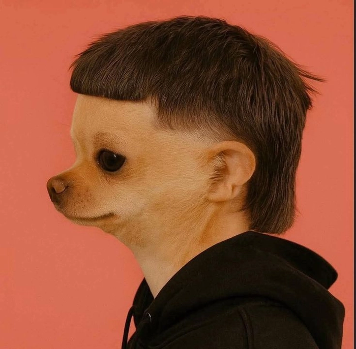 Ảnh chó mặc vest vui nhộn cực