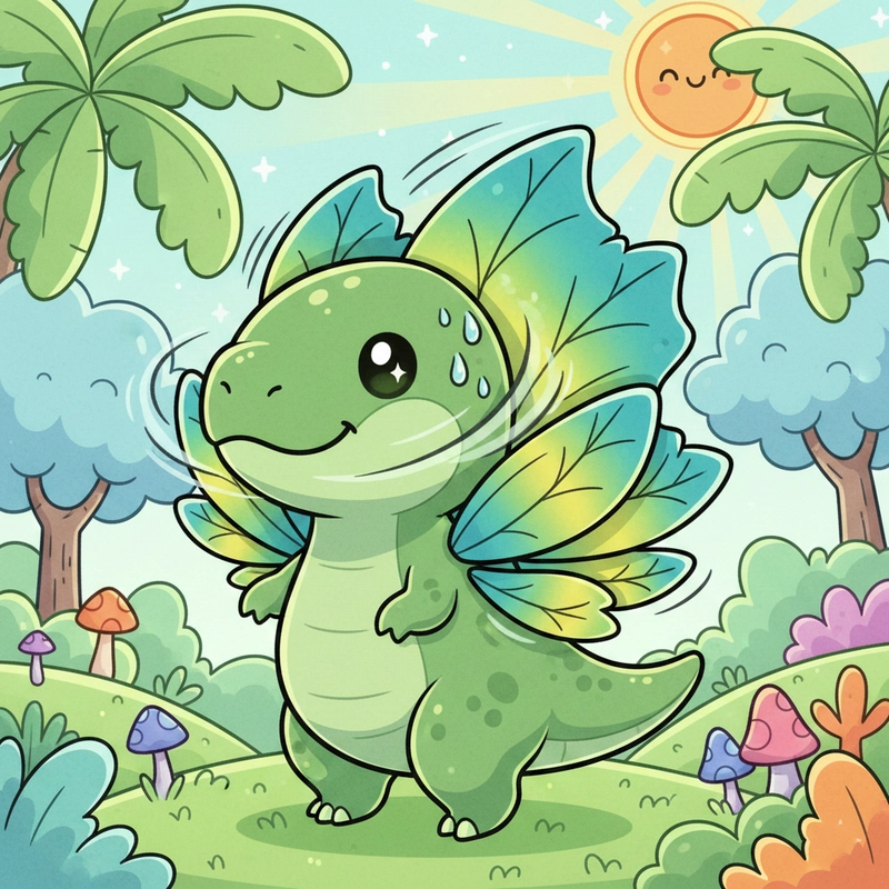 Ảnh khủng long chibi dễ thương