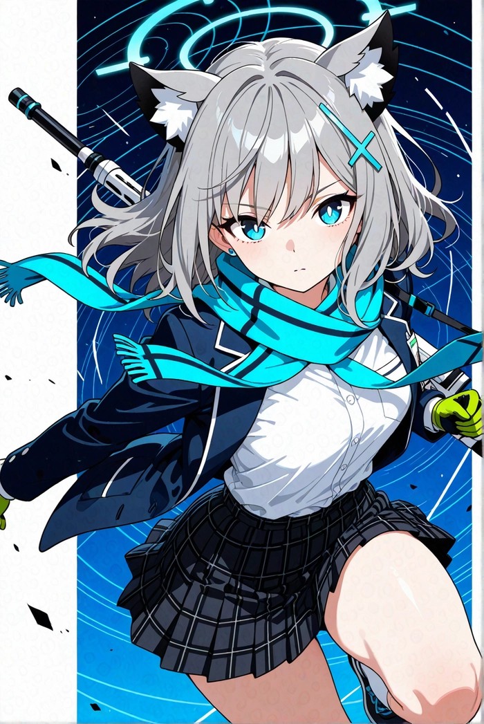 Anime girl tóc xám đẹp nhất