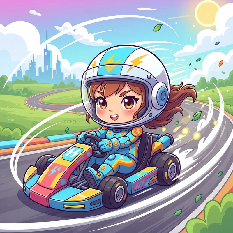 Anime nữ chibi ngầu chất chơi