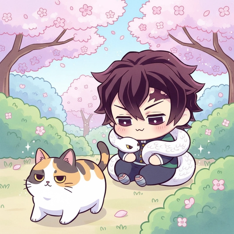 Avatar Demon Slayer chibi cute