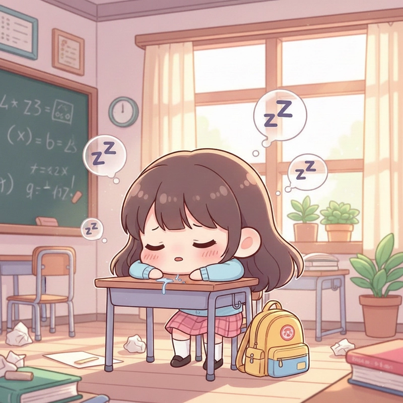 Avatar chibi học sinh nữ