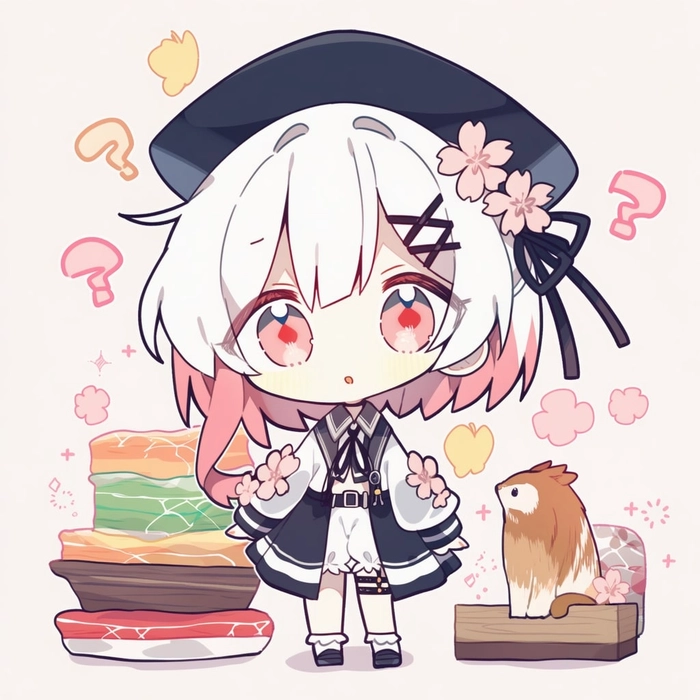 Avatar chibi nữ đáng yêu dịu dàng