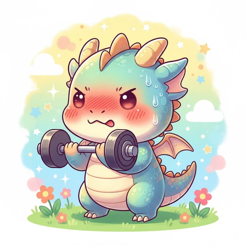 Avatar rồng chibi cute siêu đáng yêu