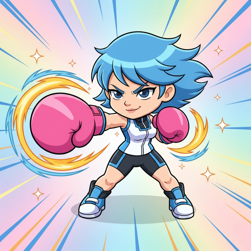 Chibi nữ cute ngầu cá tính