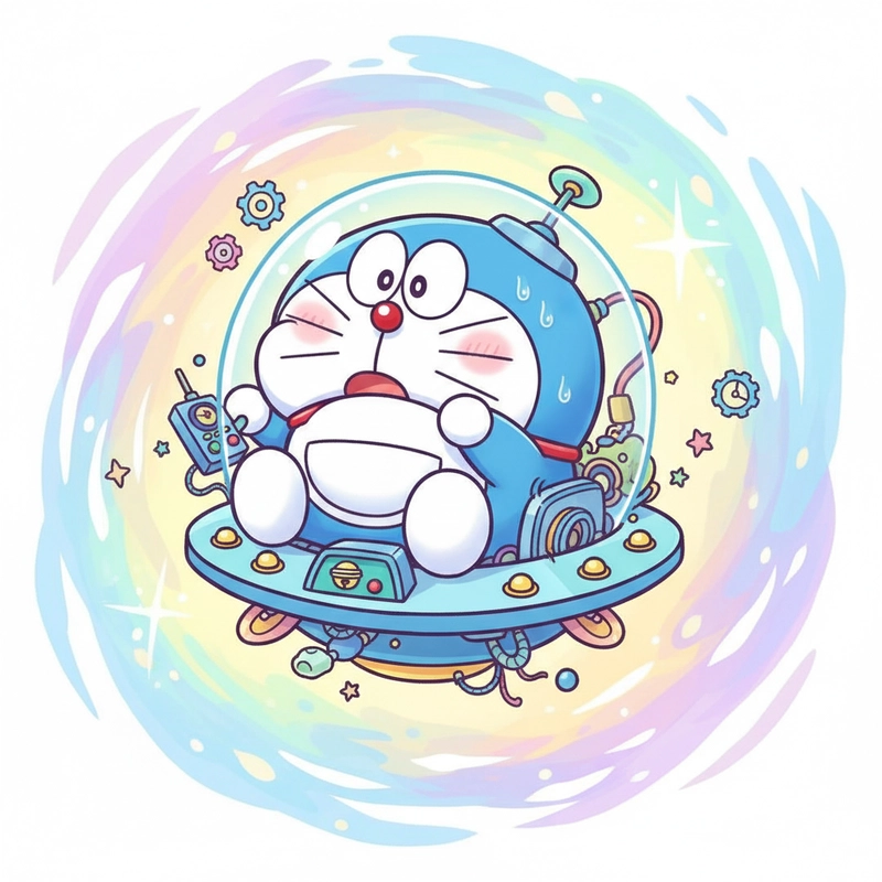 Doraemon chibi cute cho điện thoại