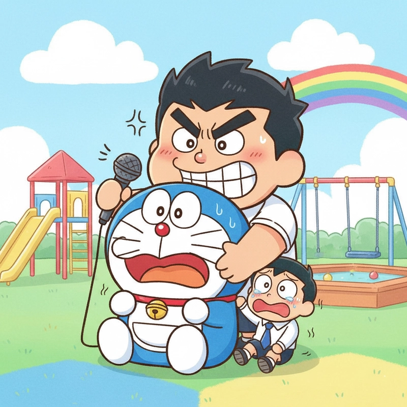 Doraemon chibi dễ thương phong cách chibi