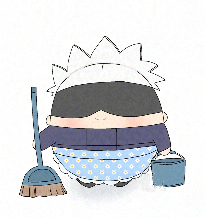 Gojo Satoru chibi cực dễ thương