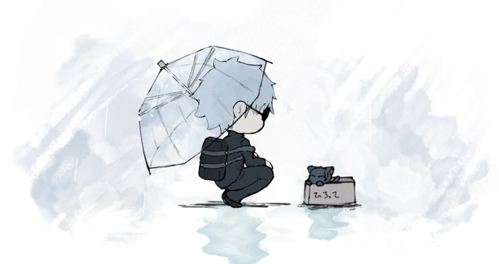 Hình Gojo chibi đáng yêu