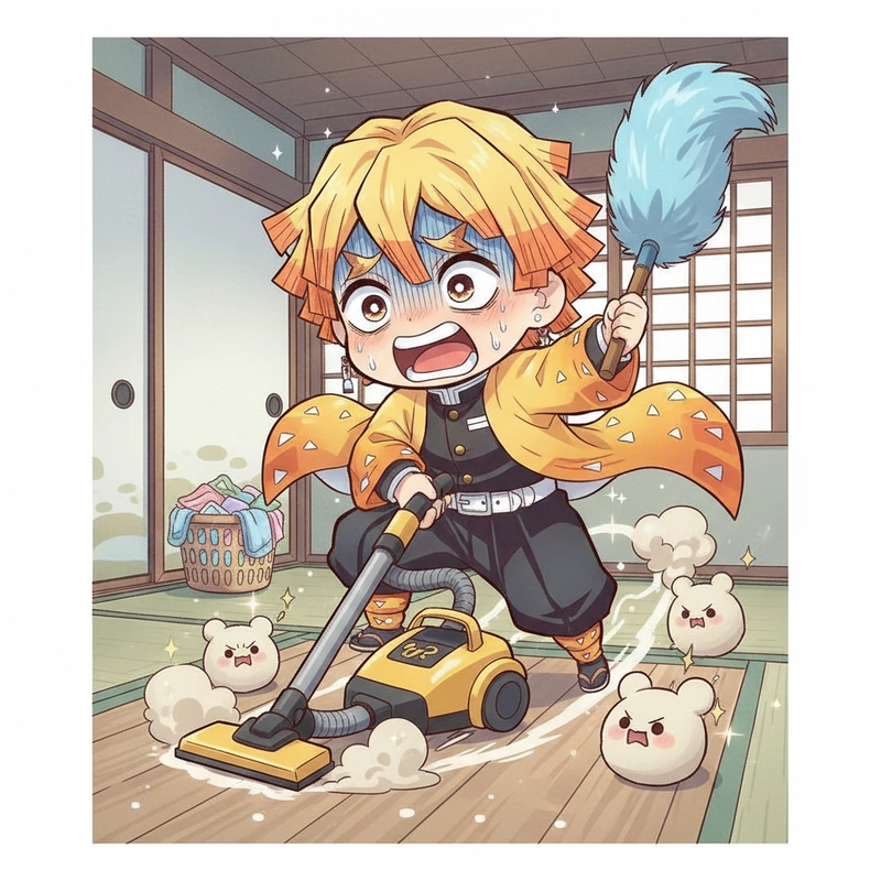 Hình Kimetsu no Yaiba chibi dễ thương