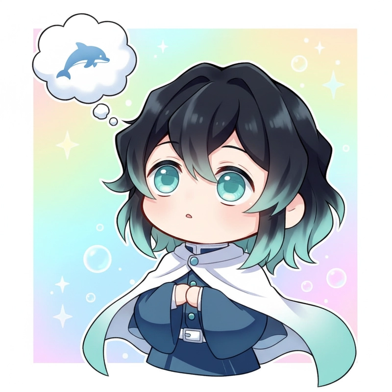 Hình Muichiro chibi dễ thương