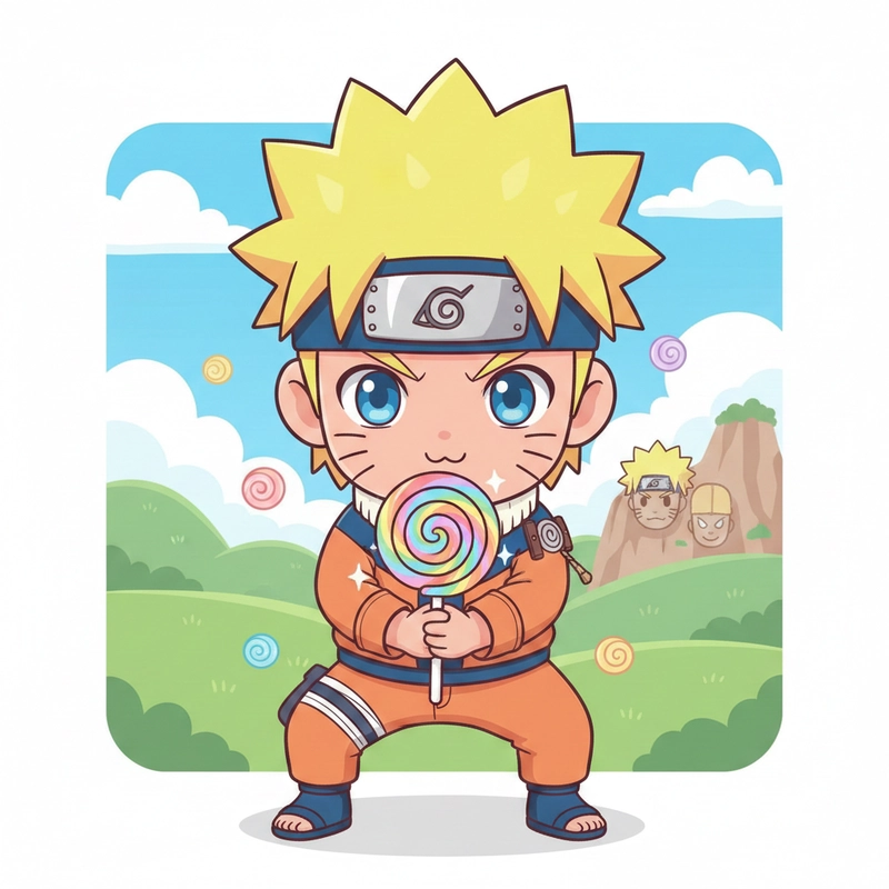 Hình Naruto chibi vui nhộn