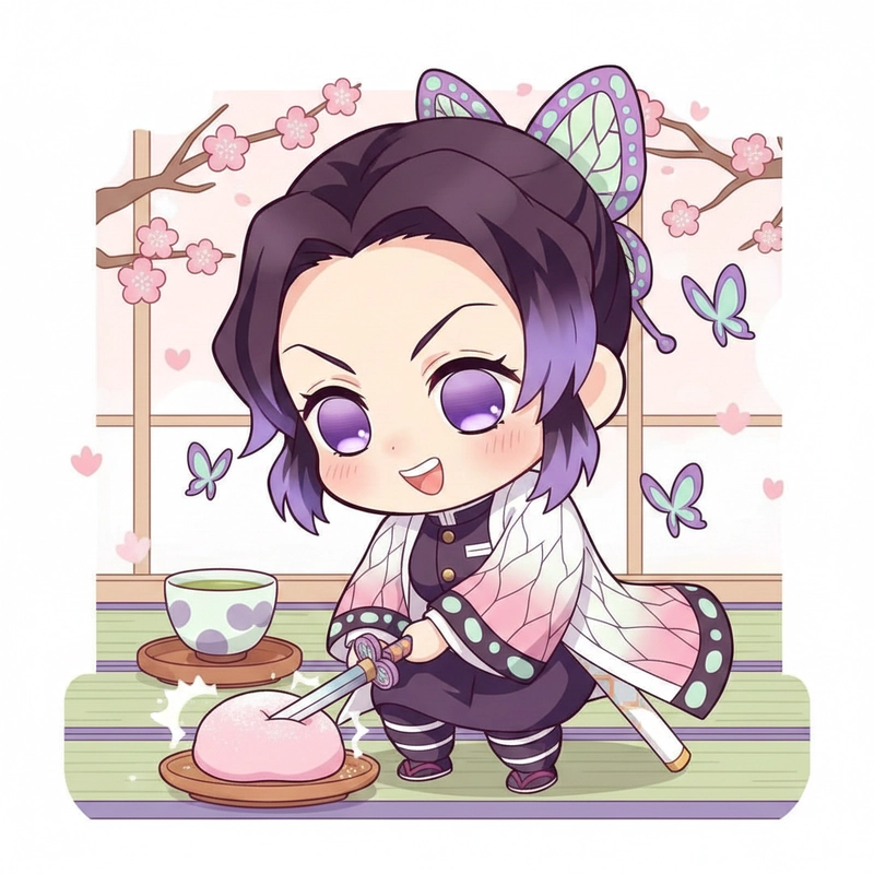 Hình Shinobu chibi kawaii