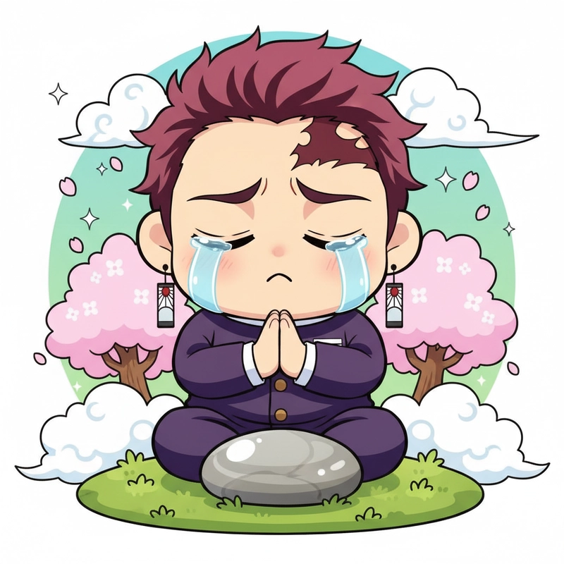 Hình Thanh gươm Diệt quỷ chibi dễ thương